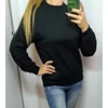 Kép 6/6 - Unisex kereknyakú pulóver fekete