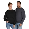 Kép 4/6 - Unisex kereknyakú pulóver fekete