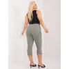 Kép 3/3 - Plus size nyári nadrág khaki