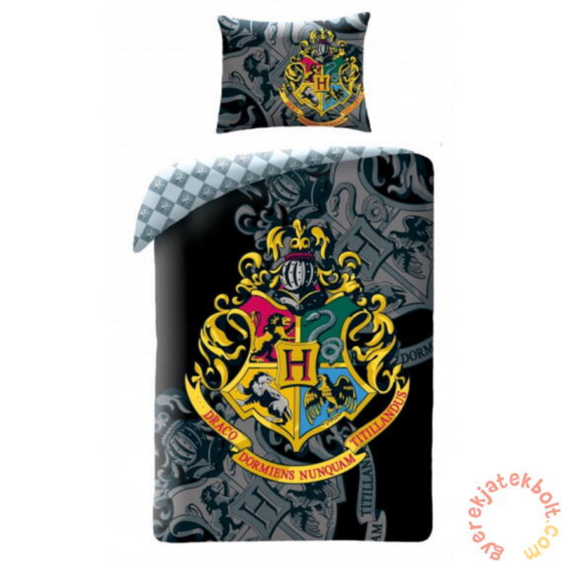 Harry Potter Ágyneműhuzat szett - Roxforti házak címere 