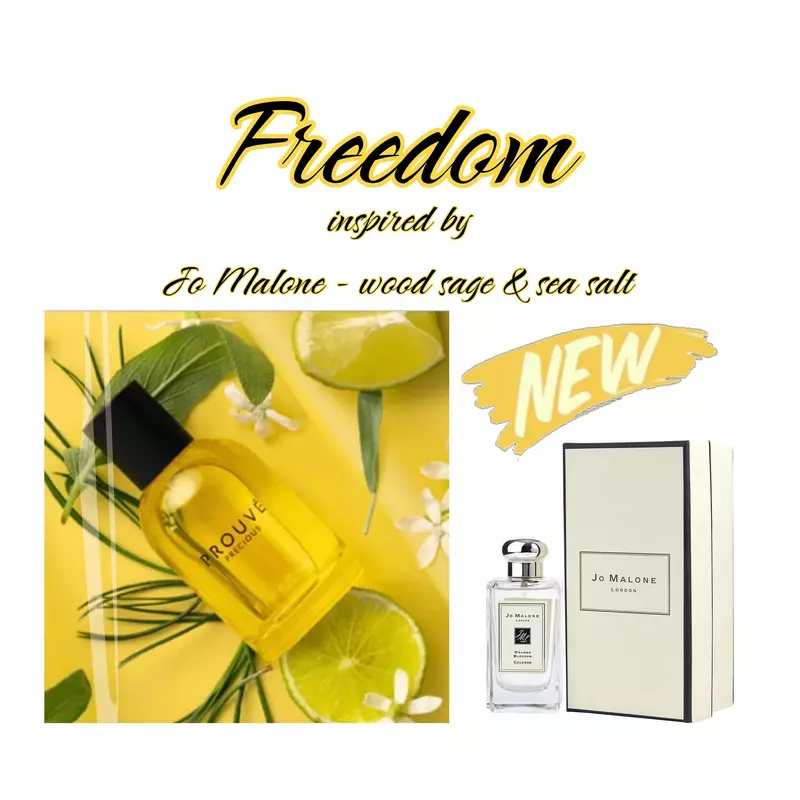 Prouvé 505 unisex parfüm Freedom-Jo Malone-Wood sage and sea salt ihlette