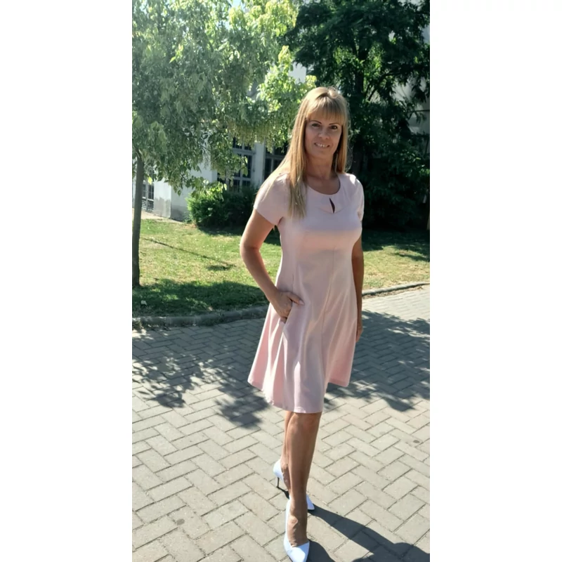 Georgette zsebes loknis ruha púder