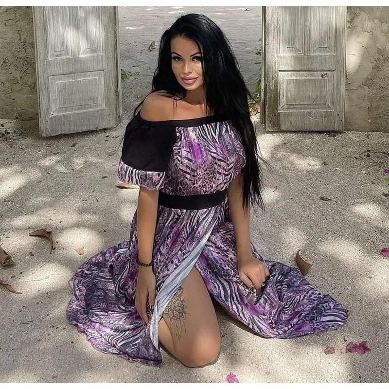 Dressbyritual szatén maxi ruha